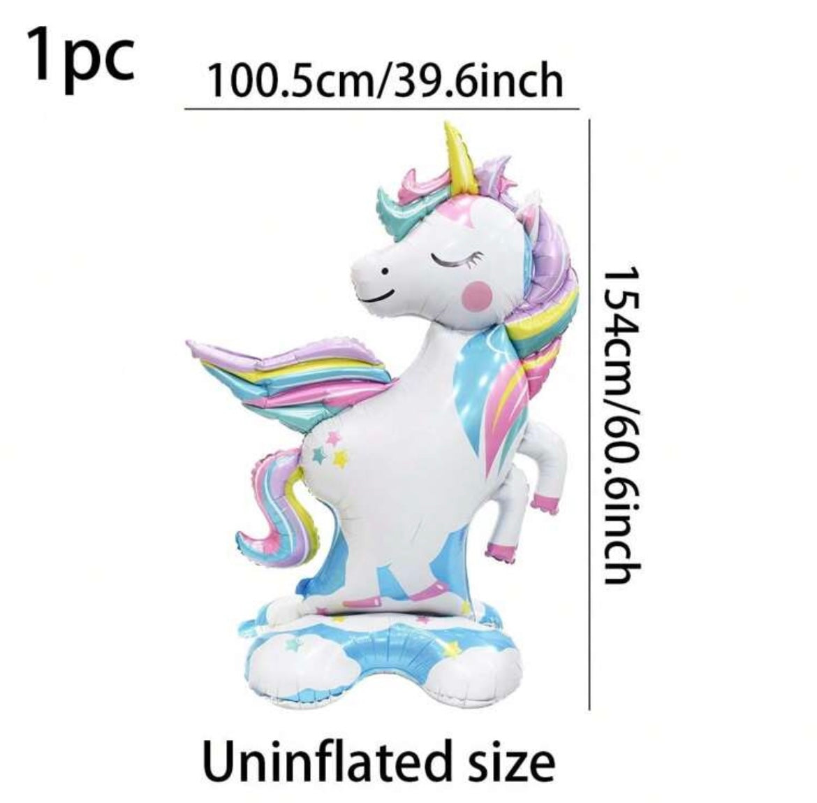 61 inches Unicorn Balloon