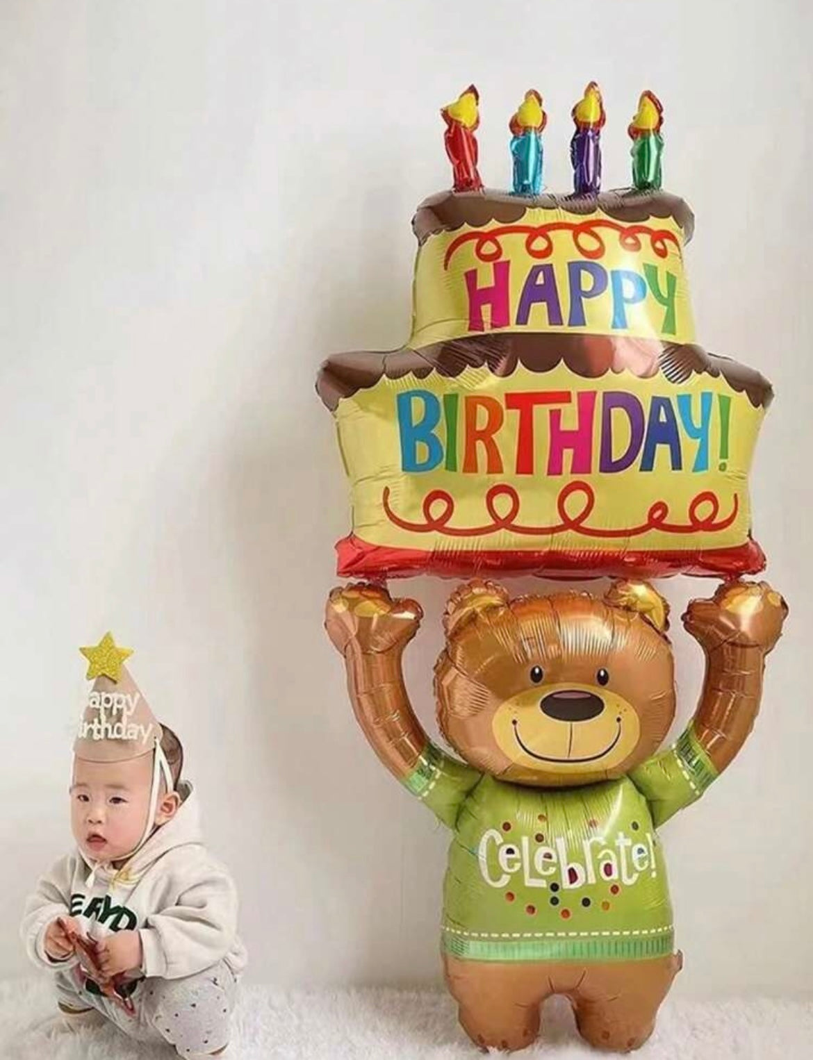 Happy Birthday Cake Balloon