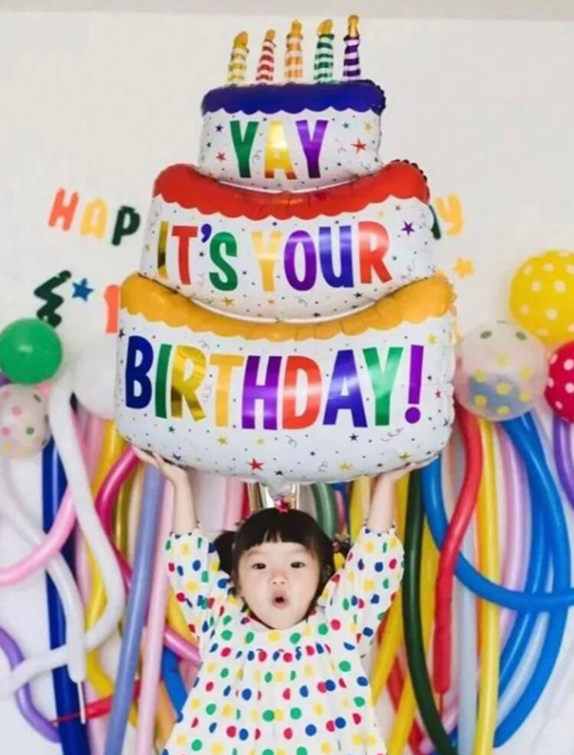 Happy Birthday Cake Balloon