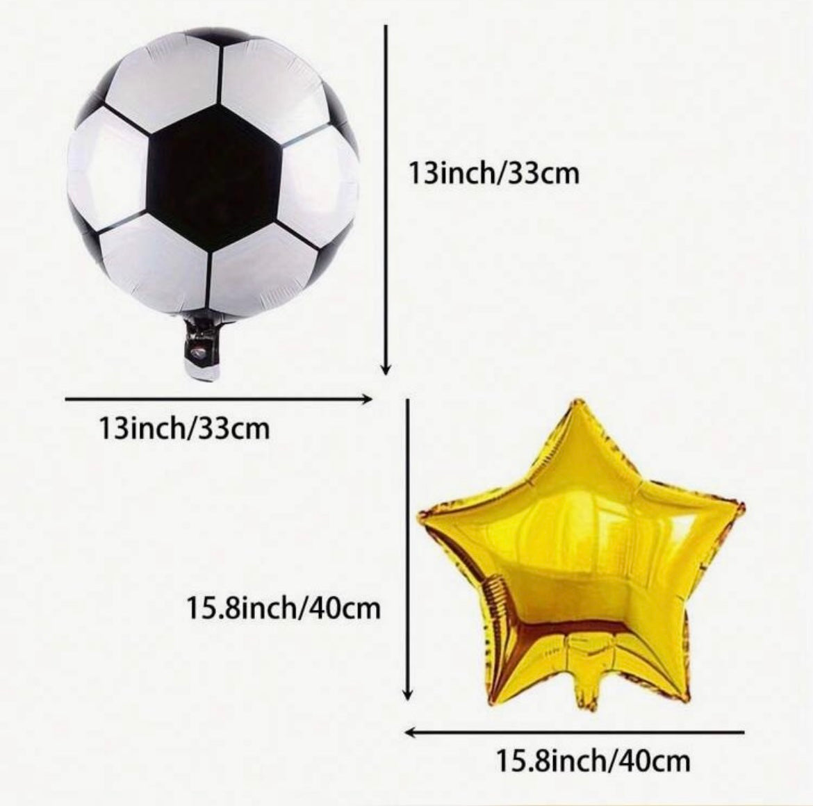 Champion Cup Football Foil Balloon Set
