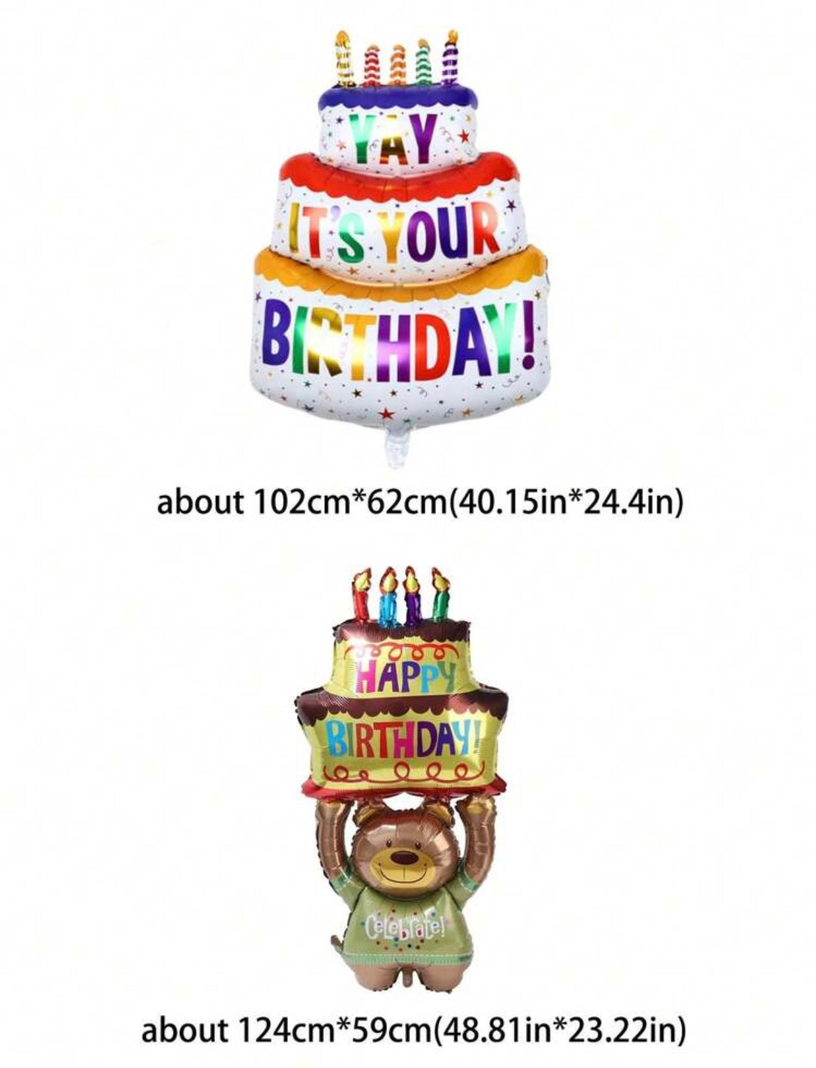 Happy Birthday Cake Balloon
