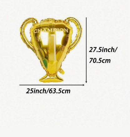 Champion Cup Football Foil Balloon Set